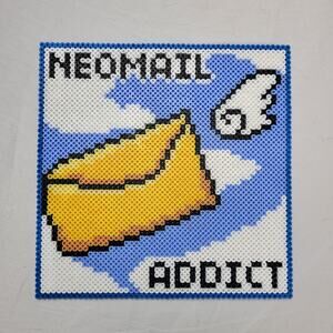 Neomail Addict Virtual Pet Avatar Perler Bead Pixel Art